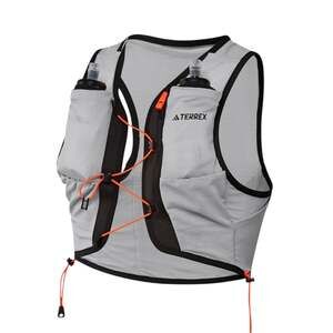 NWT adidas Terrex Trail Running Techrock 5L Hydration Vest in Grey, Small